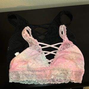 PINK Lace Bralettes